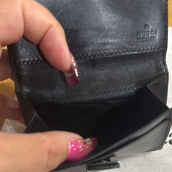 Gucci Black Leather vintage Wallet - Picture 6 of 6
